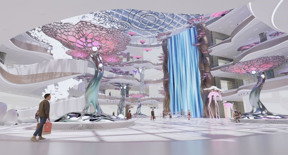 ?？趪H免稅城全球獨家定制 AURA天際秘林助力免稅消費升級